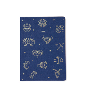 Letts Zodiac A5 Week to View Diary 2025